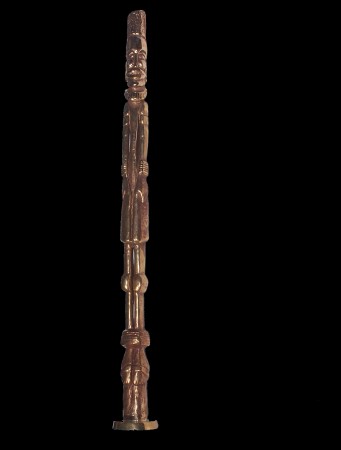 Bronze poli.H 50cm