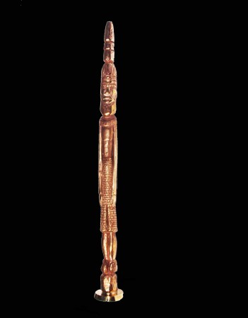 Bronze poli.H 50cm